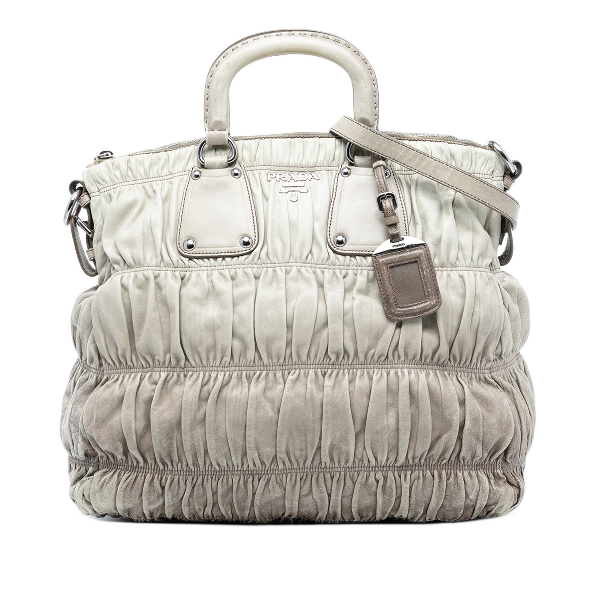 Prada Nappa Gaufre Ombre Satchel