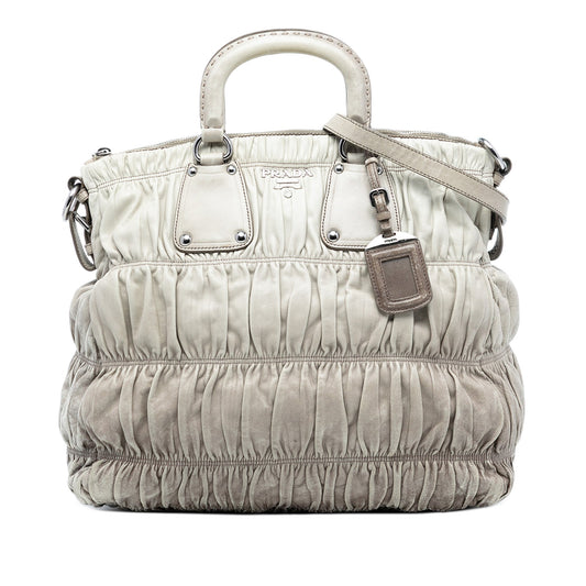 Prada Nappa Gaufre Ombre Satchel