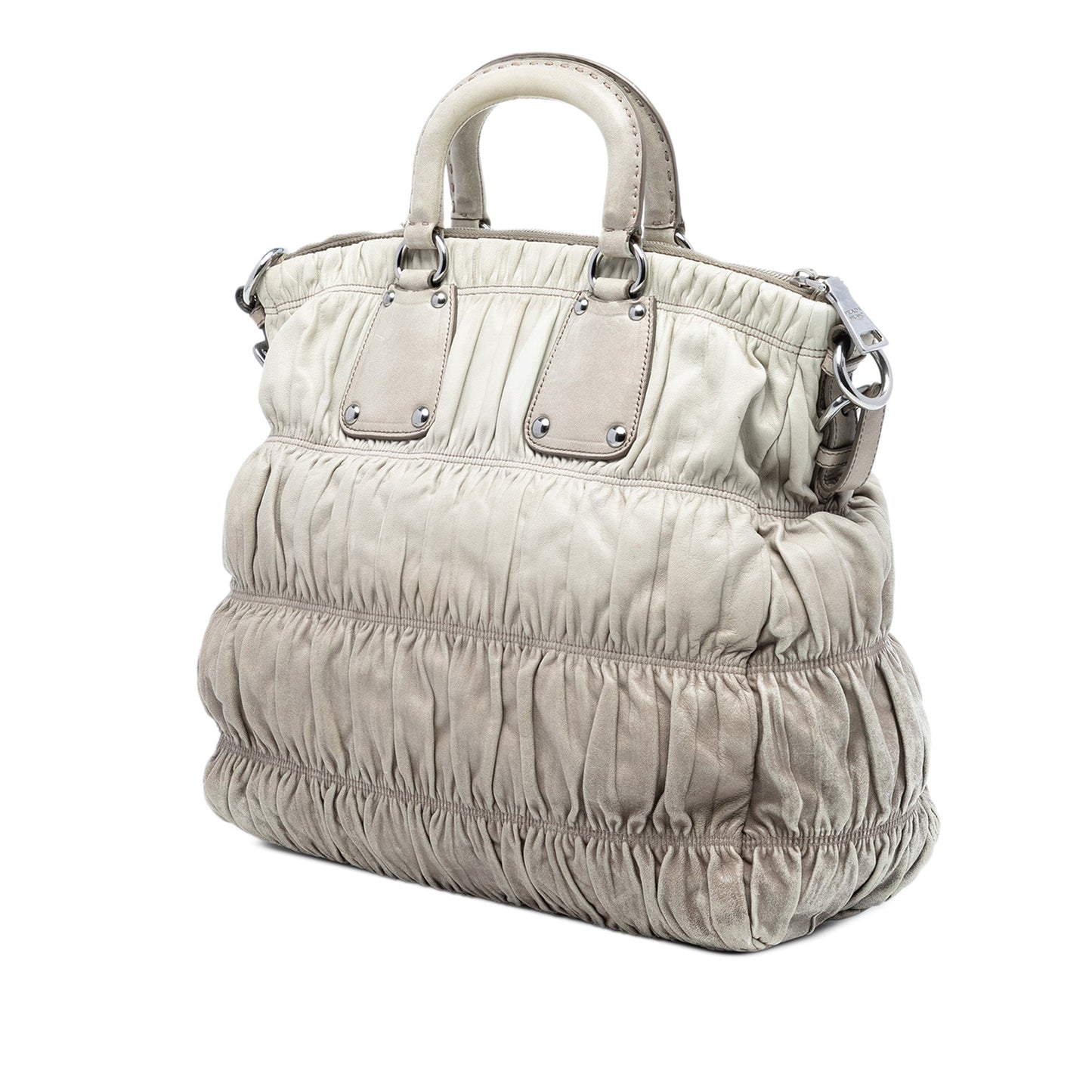 Prada Nappa Gaufre Ombre Satchel