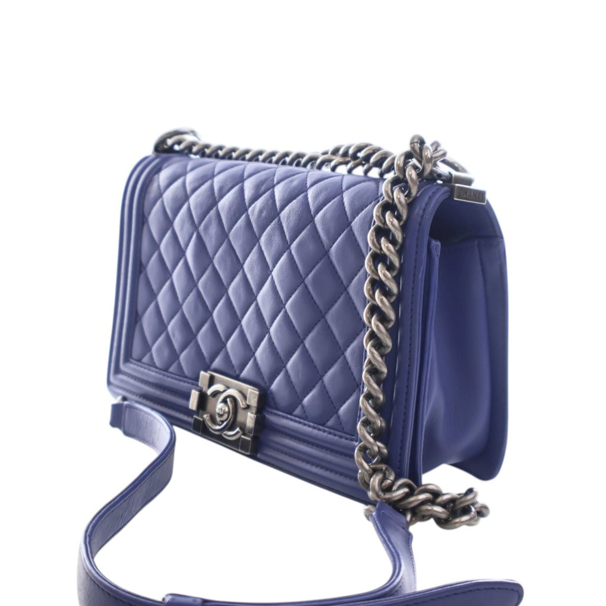 Chanel Medium Quilted Lambskin Boy Flap