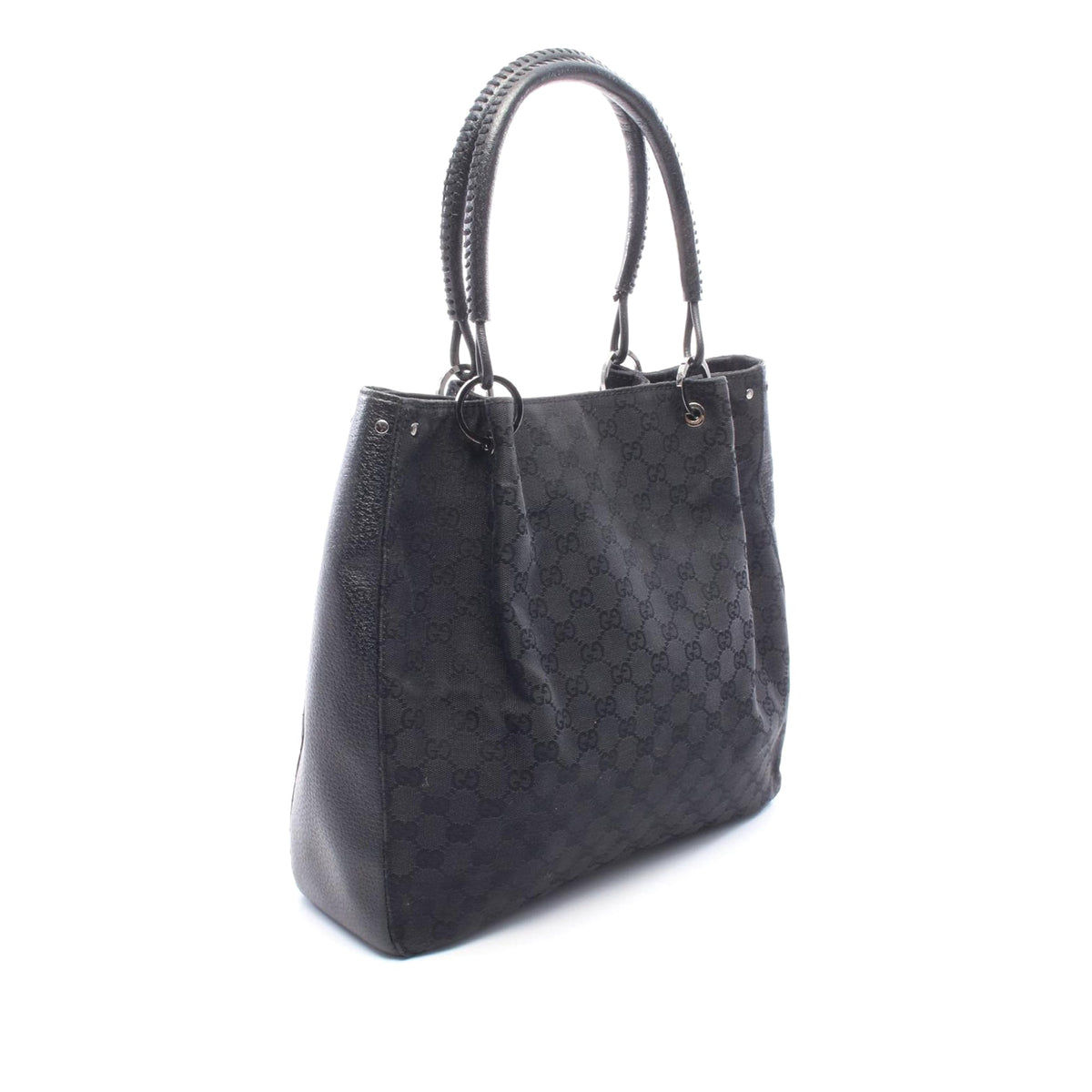 Gucci GG Canvas Tote — Black