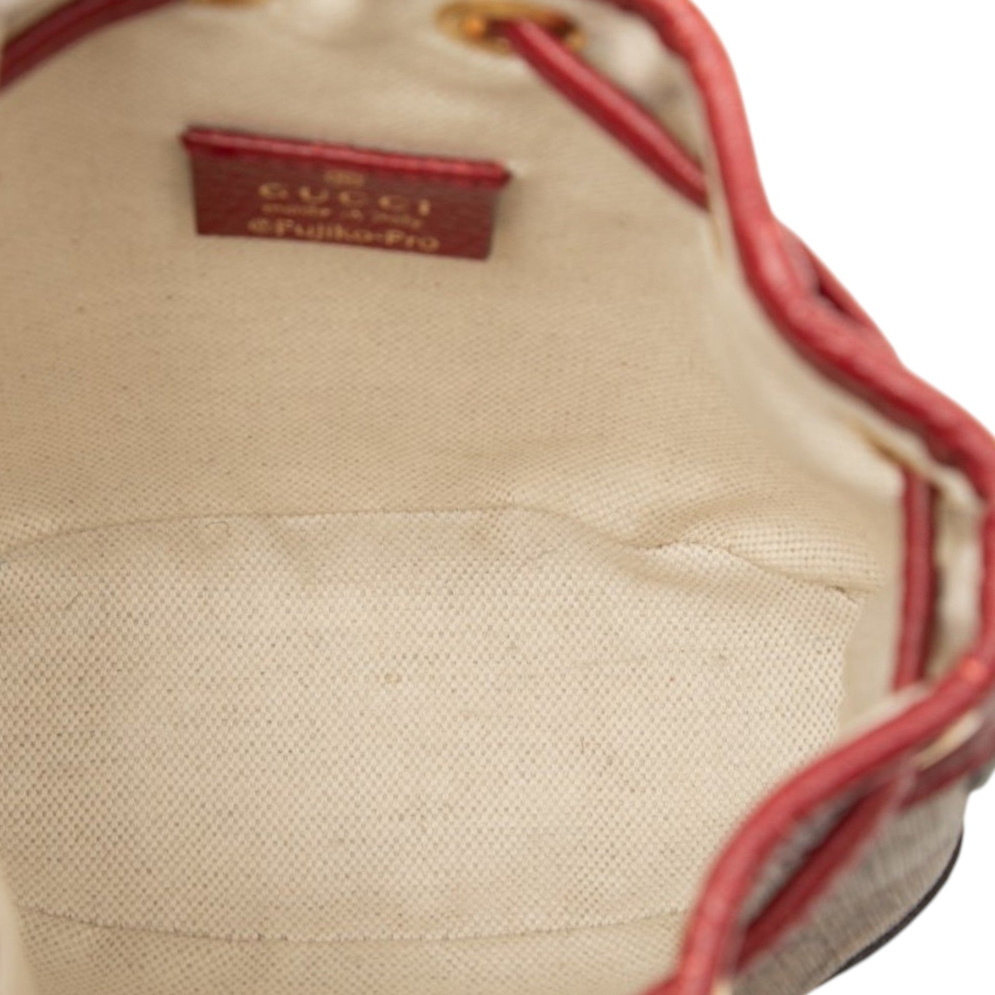 Gucci Micro GG Supreme Doraemon Bucket Bag