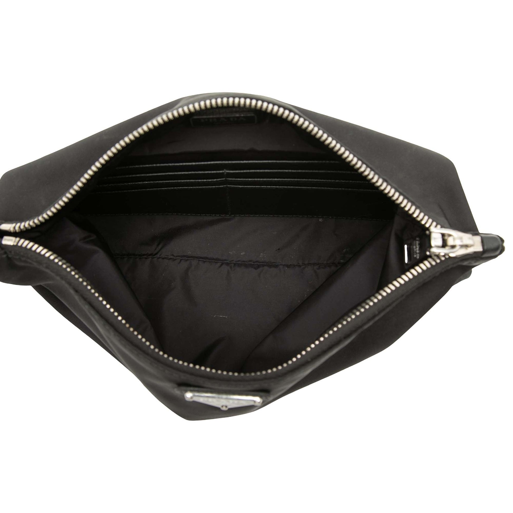 Prada Tessuto Zip Clutch