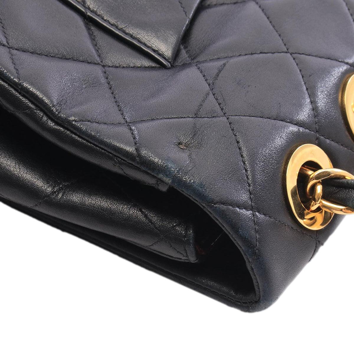 Chanel Maxi XL Classic Lambskin Single Flap — Black