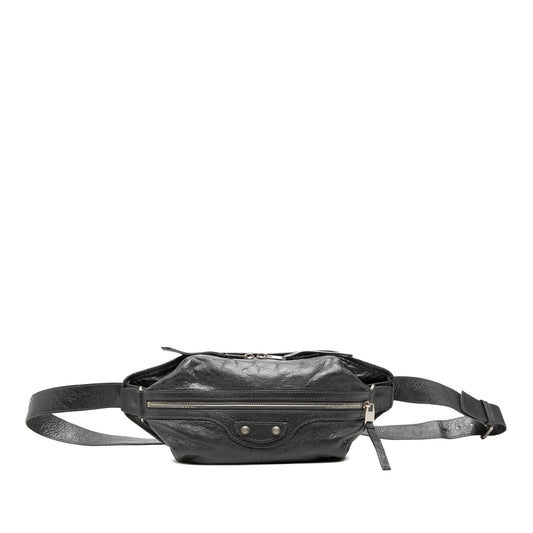Balenciaga Lambskin Motocross Classic Neo Lift Belt Bag