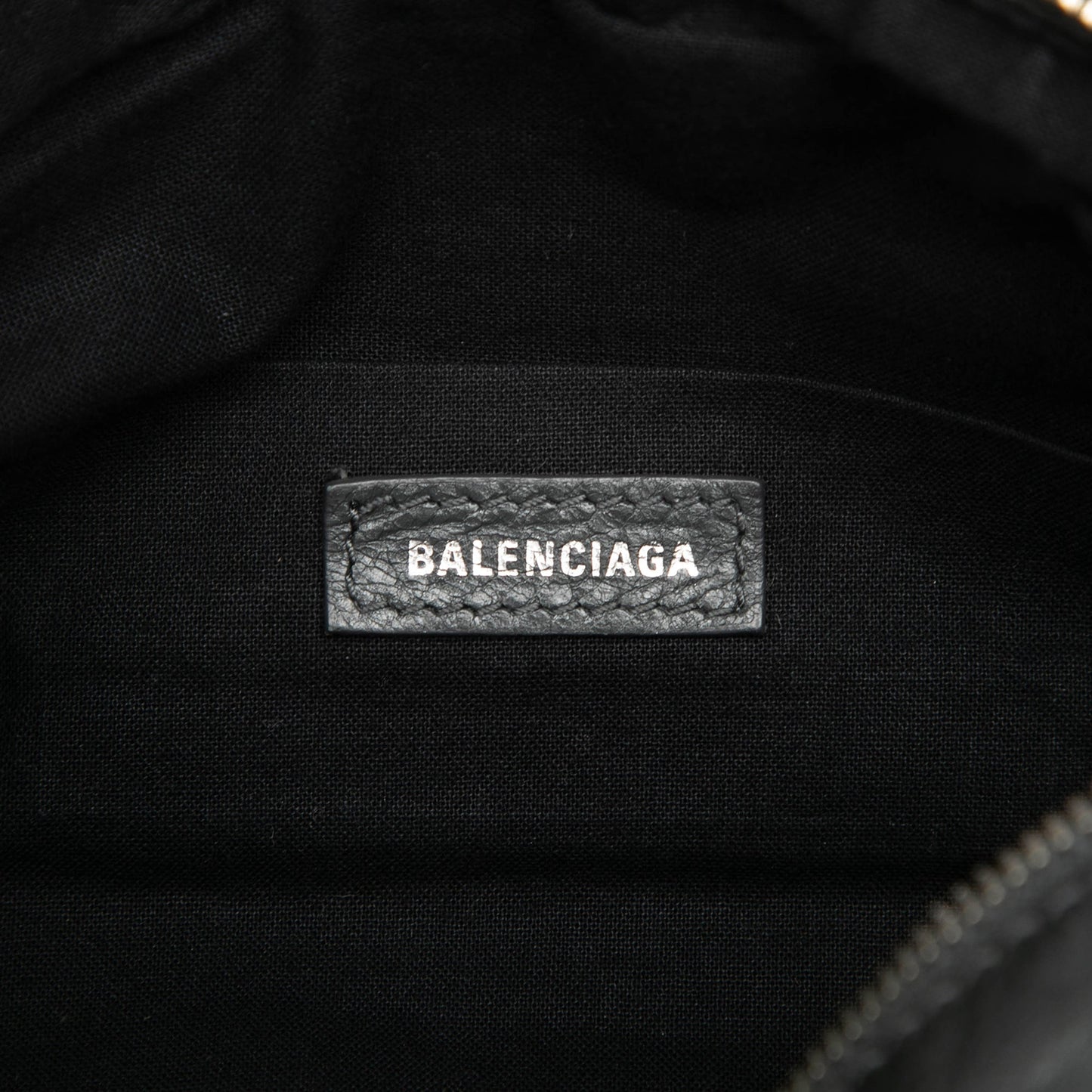 Balenciaga Lambskin Motocross Classic Neo Lift Belt Bag