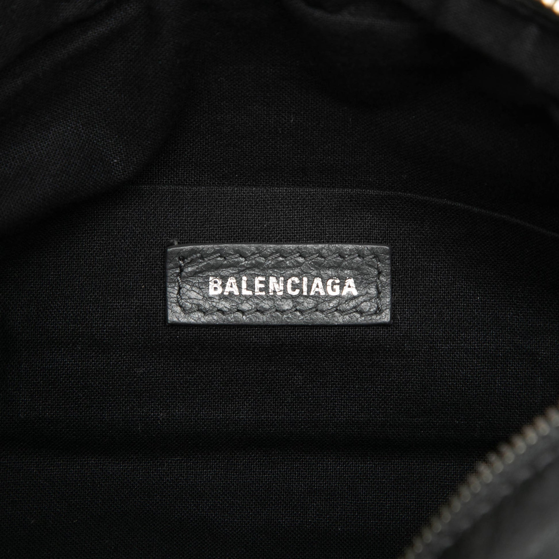 Balenciaga Lambskin Motocross Classic Neo Lift Belt Bag