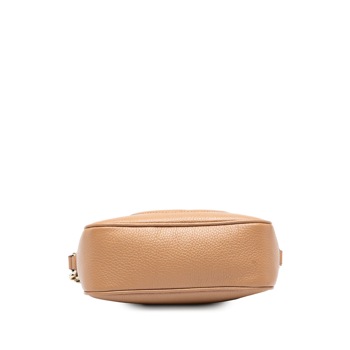 Gucci Leather Soho Disco Crossbody — Beige