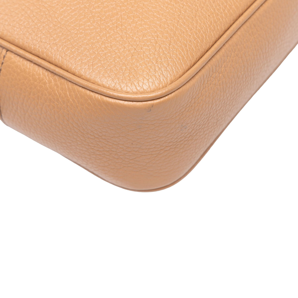 Gucci Leather Soho Disco Crossbody — Beige