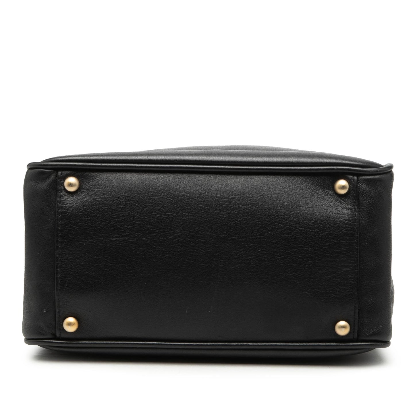 Chanel Lambskin Embossed Camellia Logo Tote