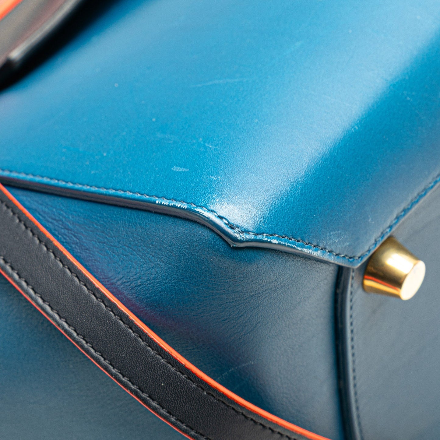 Celine Mini Tricolor Smooth Calfskin Belt Bag