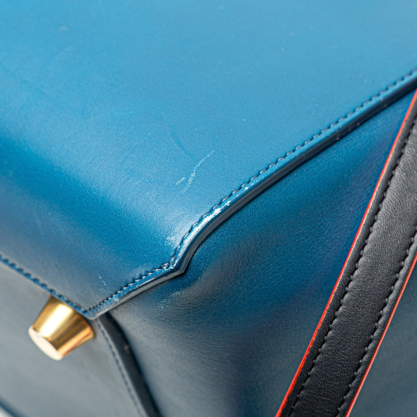 Celine Mini Tricolor Smooth Calfskin Belt Bag