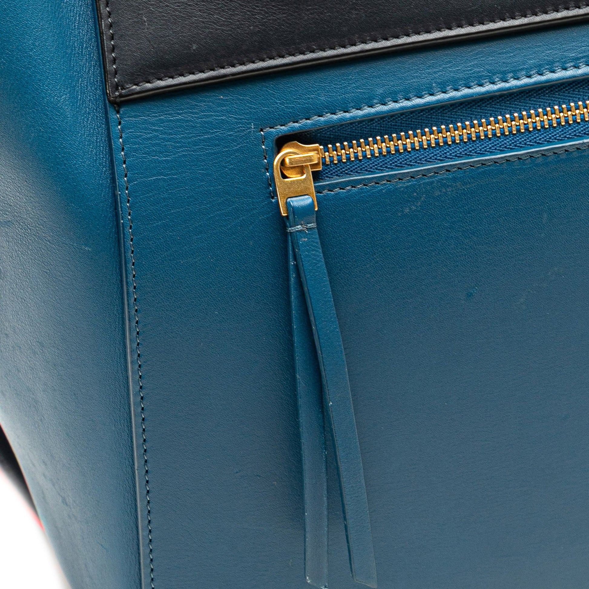 Celine Mini Tricolor Smooth Calfskin Belt Bag