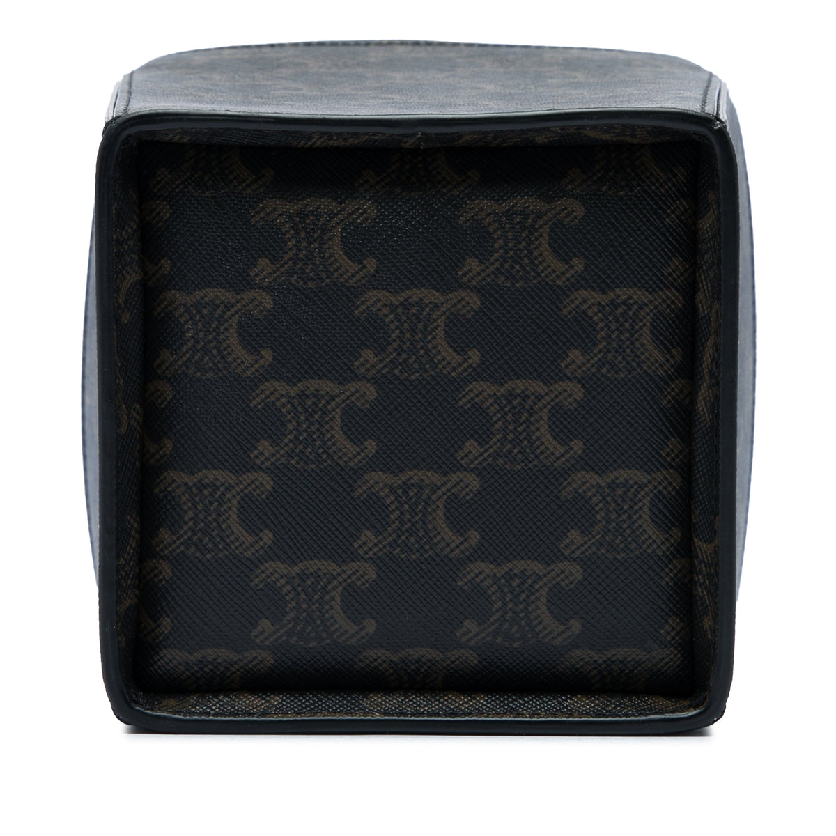 Celine Triomphe Coated Canvas Strap Box Bag