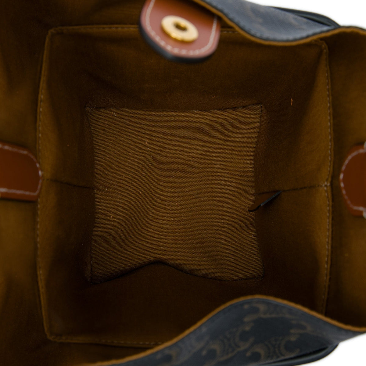 Celine Triomphe Coated Canvas Strap Box Bag