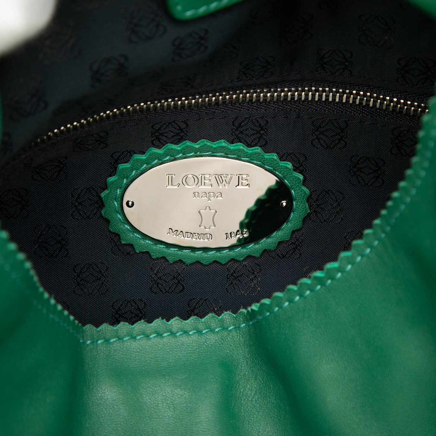 LOEWE Nappa Anagram Tassel Hobo