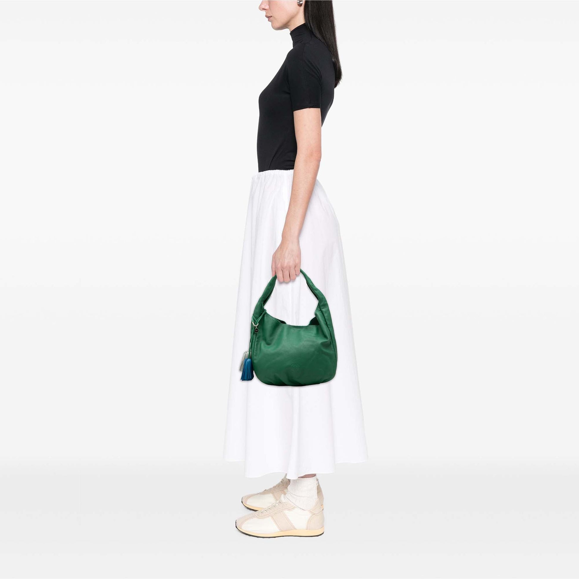 LOEWE Nappa Anagram Tassel Hobo