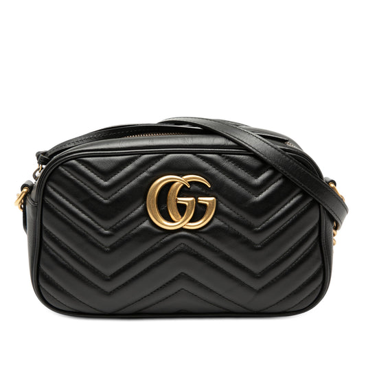 Gucci Small GG Marmont Matelasse Calfskin Crossbody