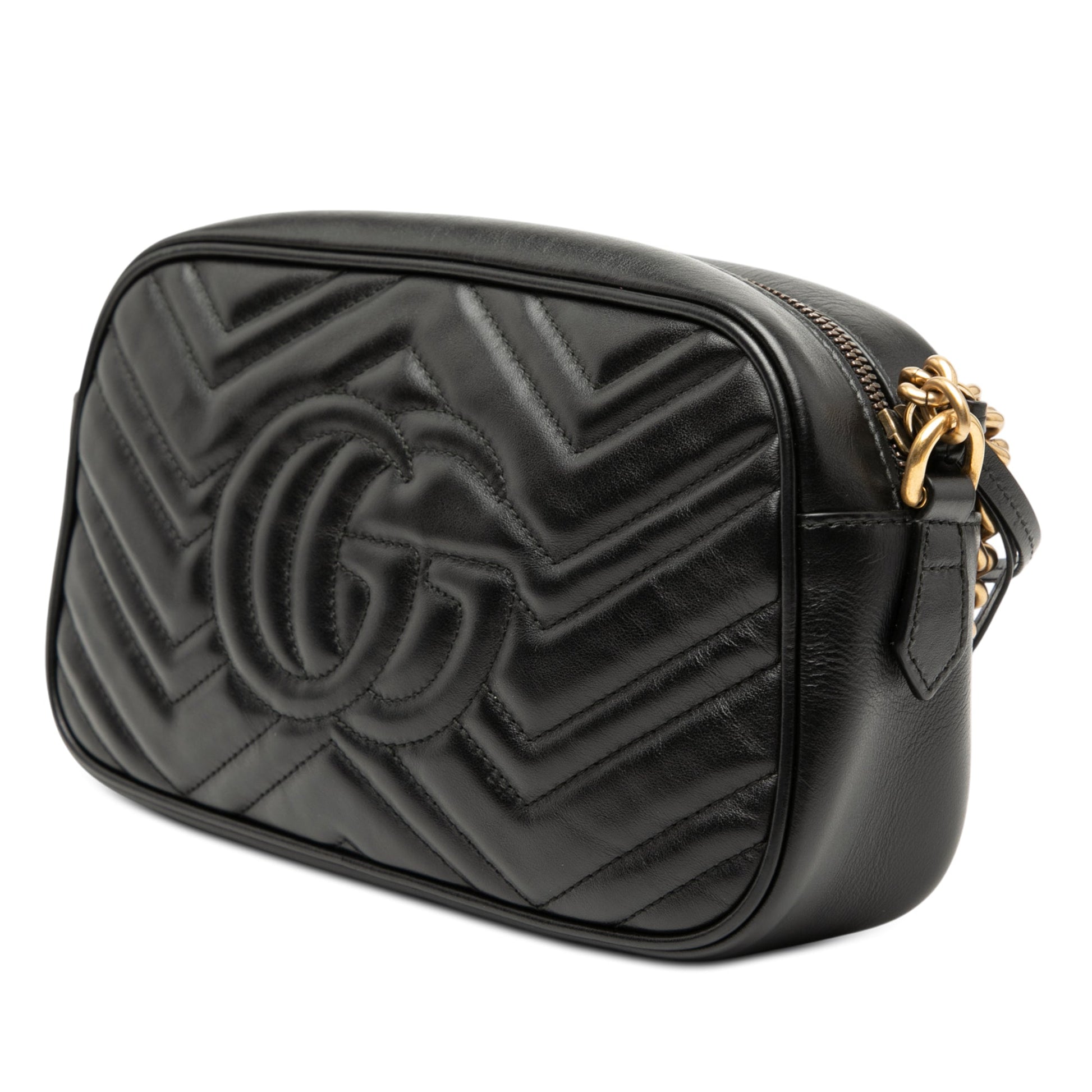 Gucci Small GG Marmont Matelasse Calfskin Crossbody