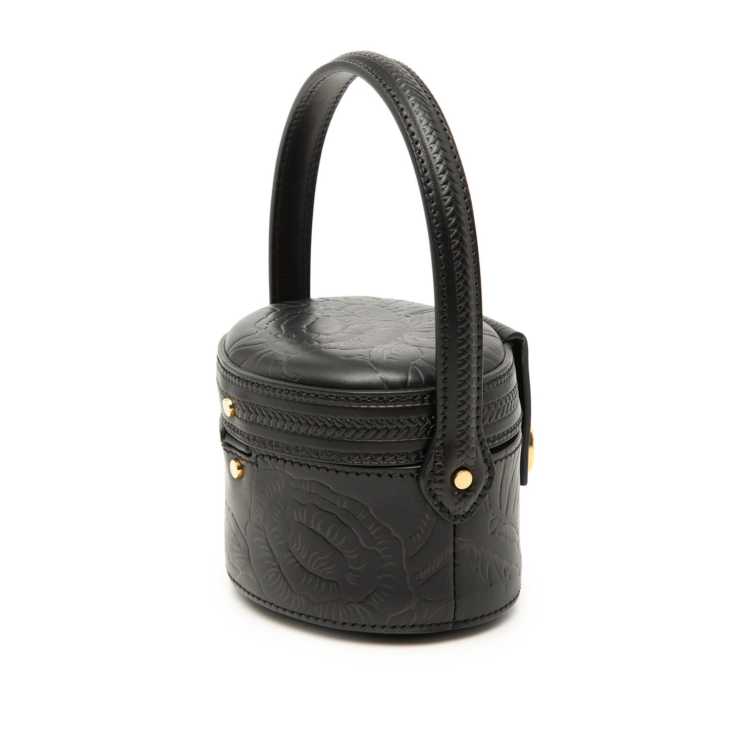 Dior Floral Embossed Calfskin CD Logo Vanity Bag