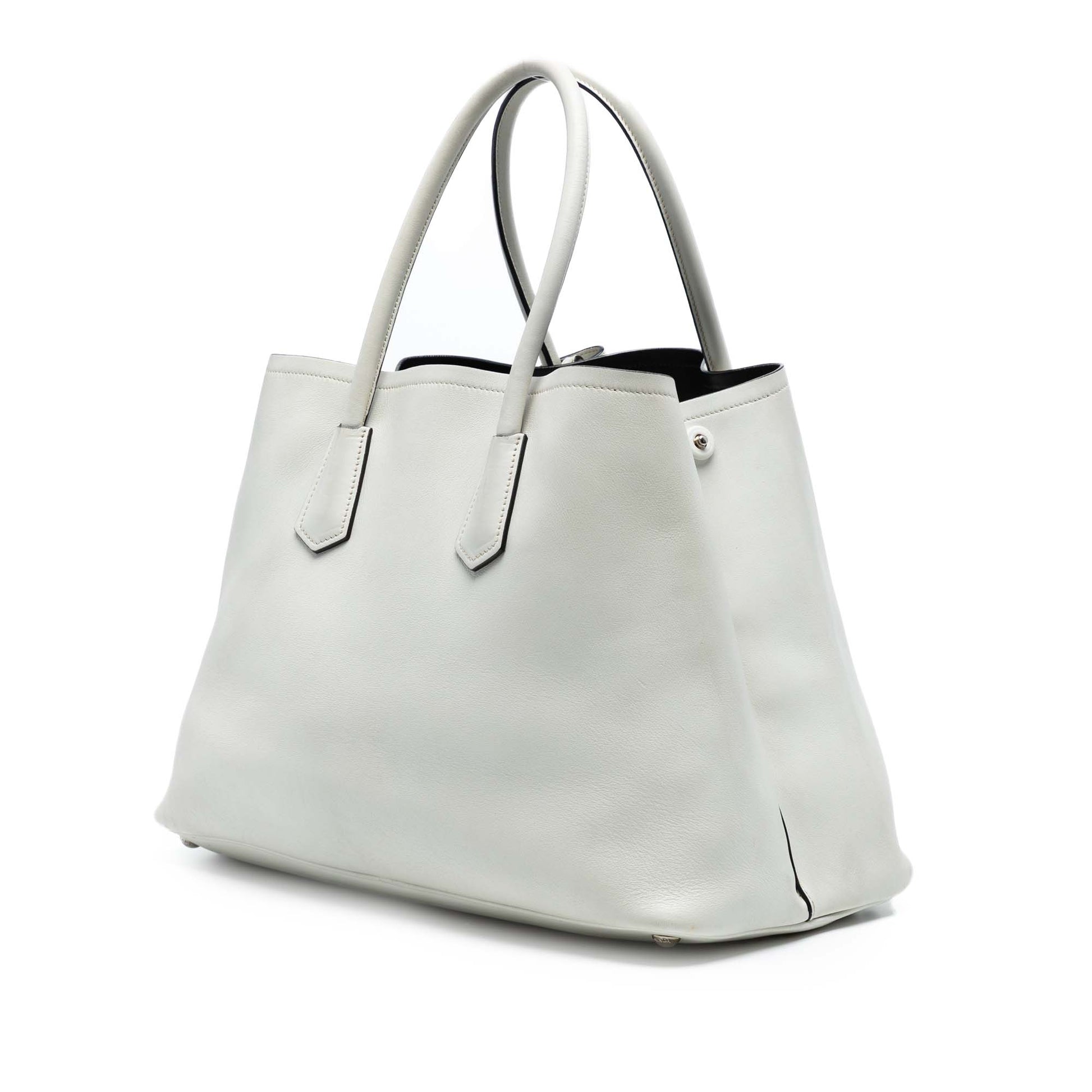 Prada Large City Calf Double Satchel