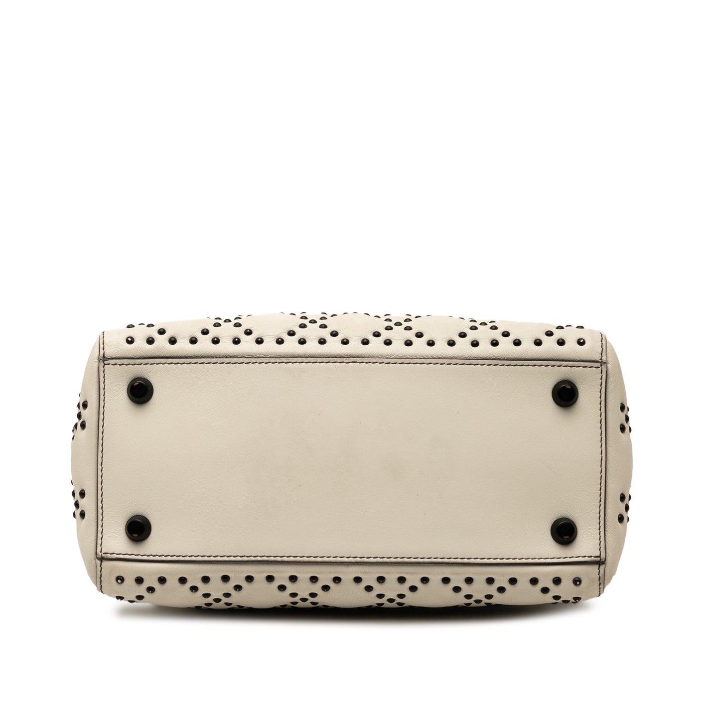 Dior Medium Lambskin Cannage Studded Supple Lady Dior