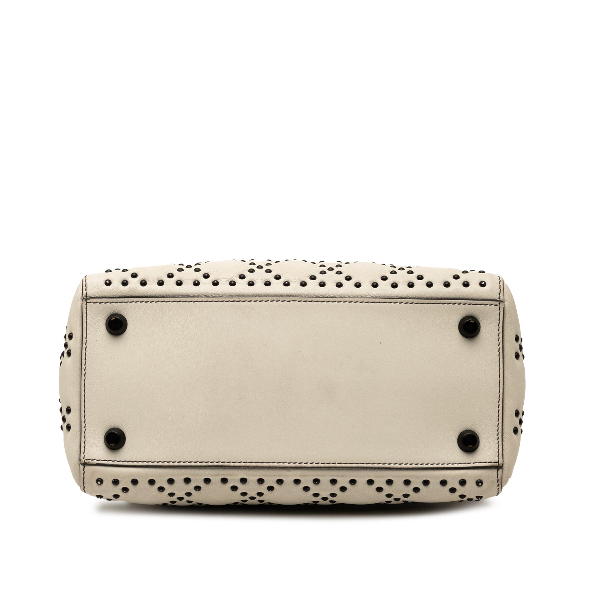 Dior Medium Lambskin Cannage Studded Supple Lady Dior
