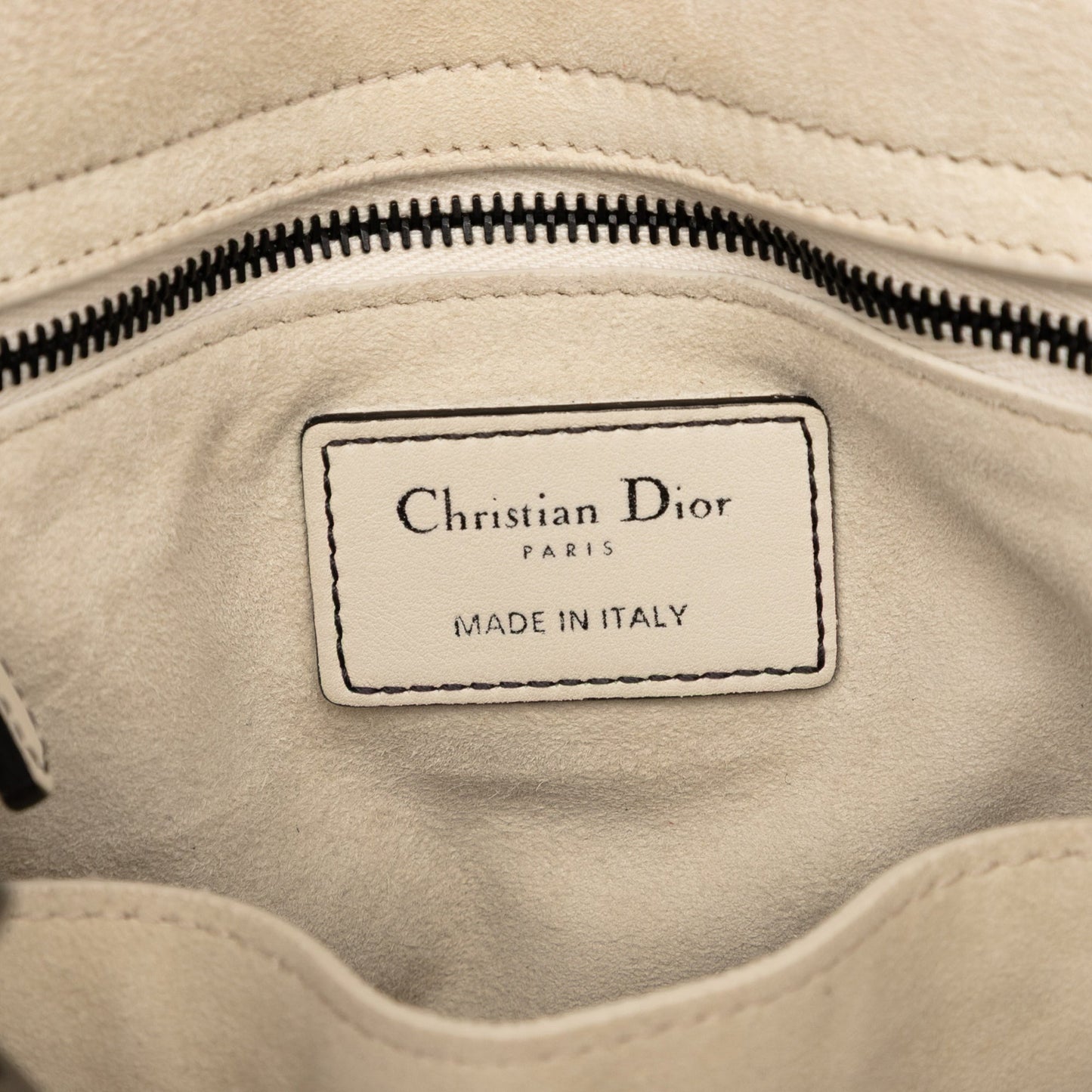 Dior Medium Lambskin Cannage Studded Supple Lady Dior