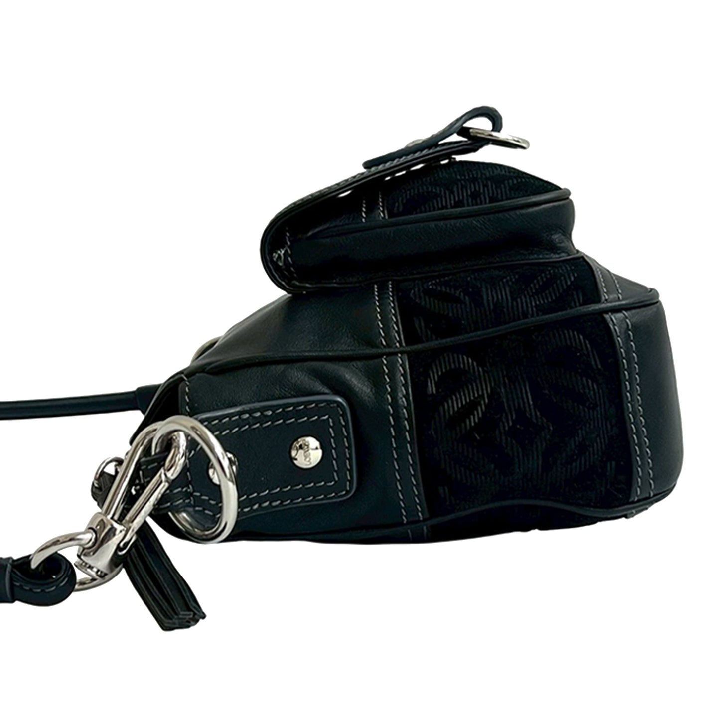 LOEWE Anagram Leather and Suede Crossbody