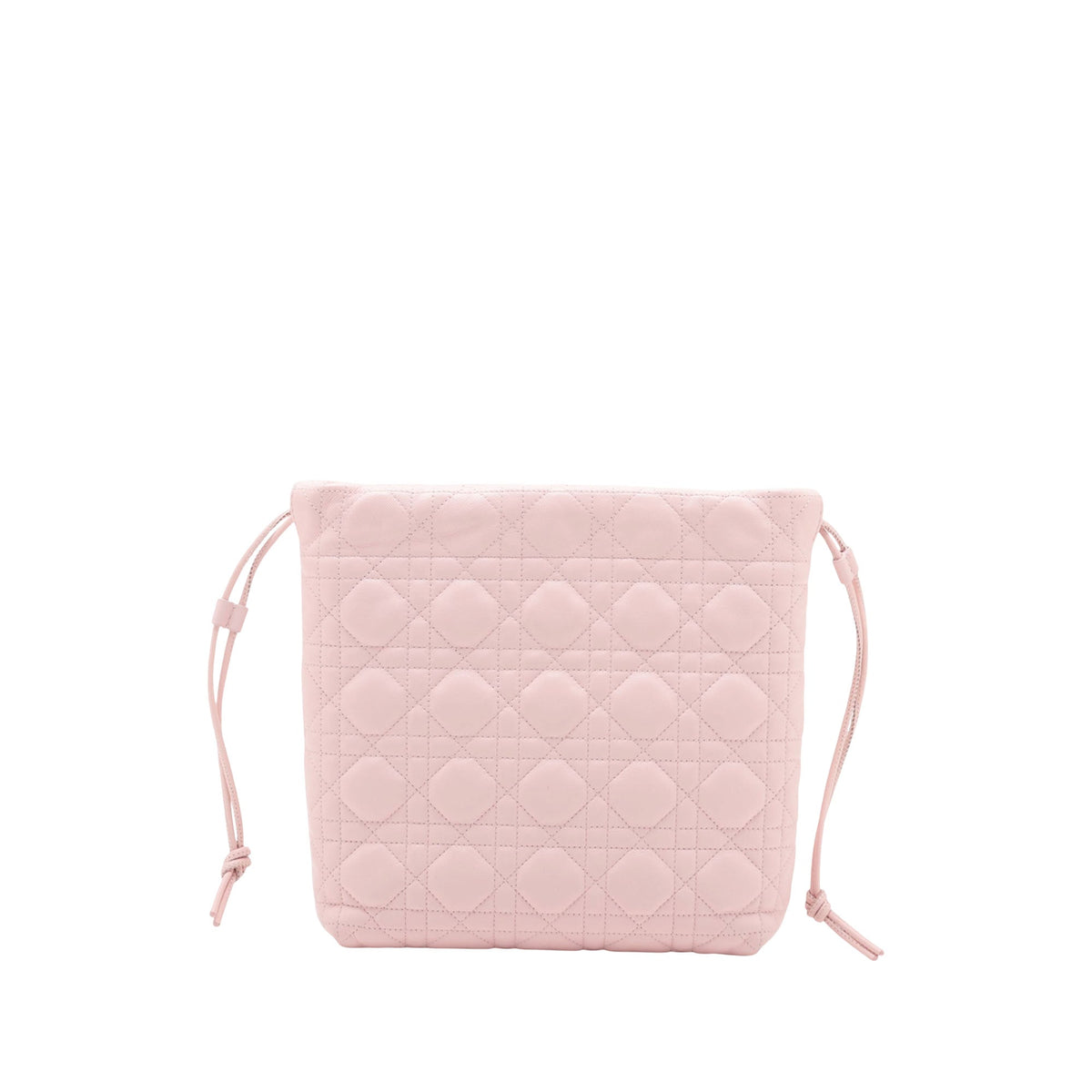 Dior Mini Lambskin Cannage Adiorabre Bucket Bag — Pink