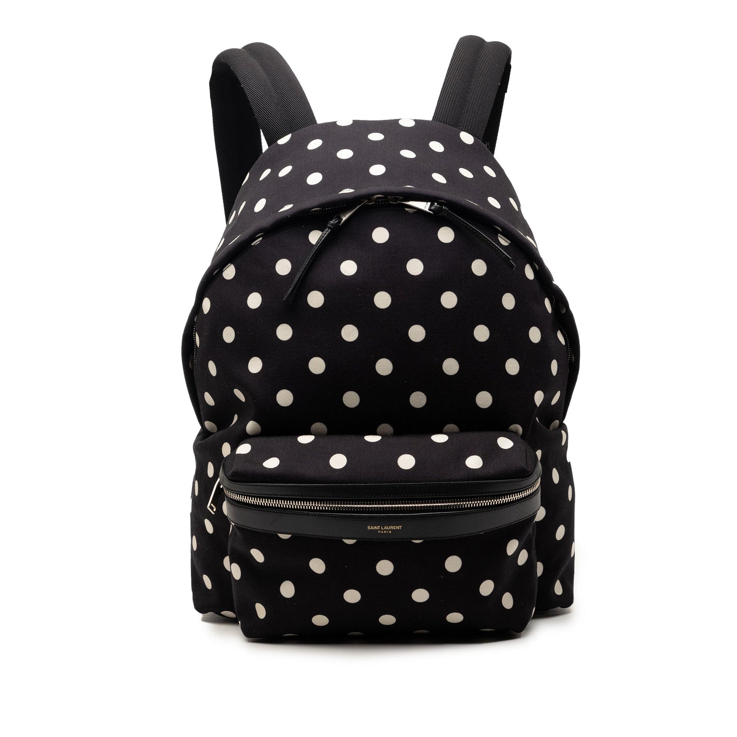 Canvas Polka Dot City Backpack