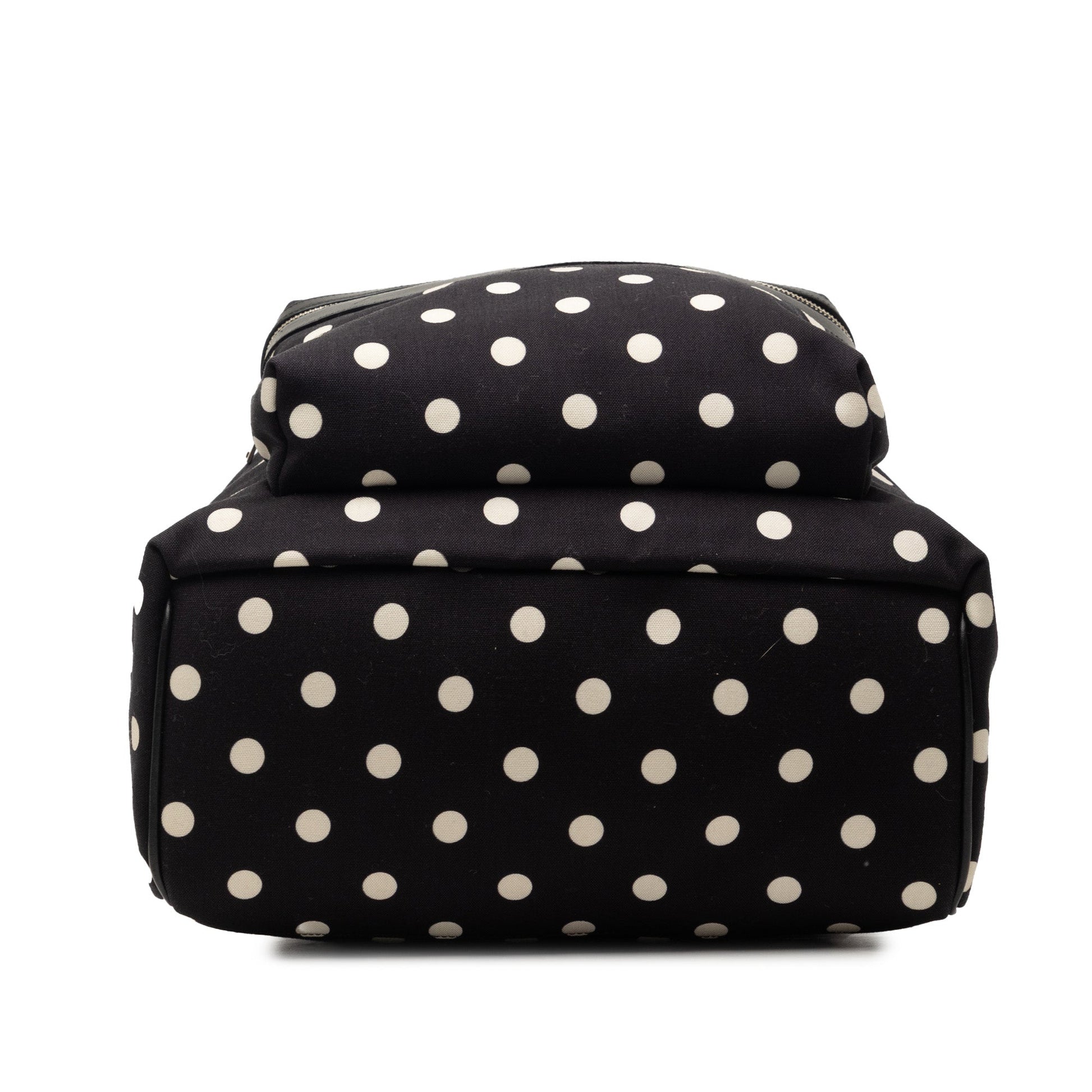 Canvas Polka Dot City Backpack