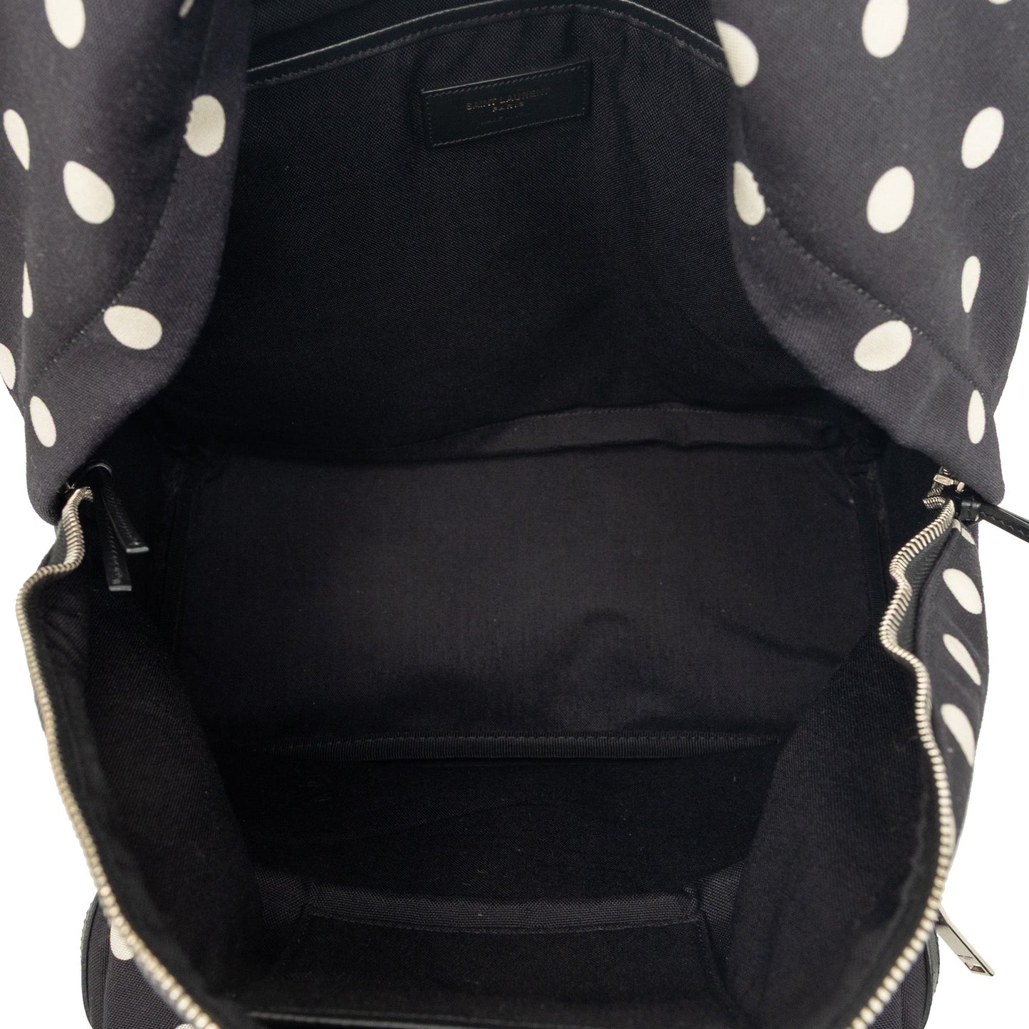 Canvas Polka Dot City Backpack