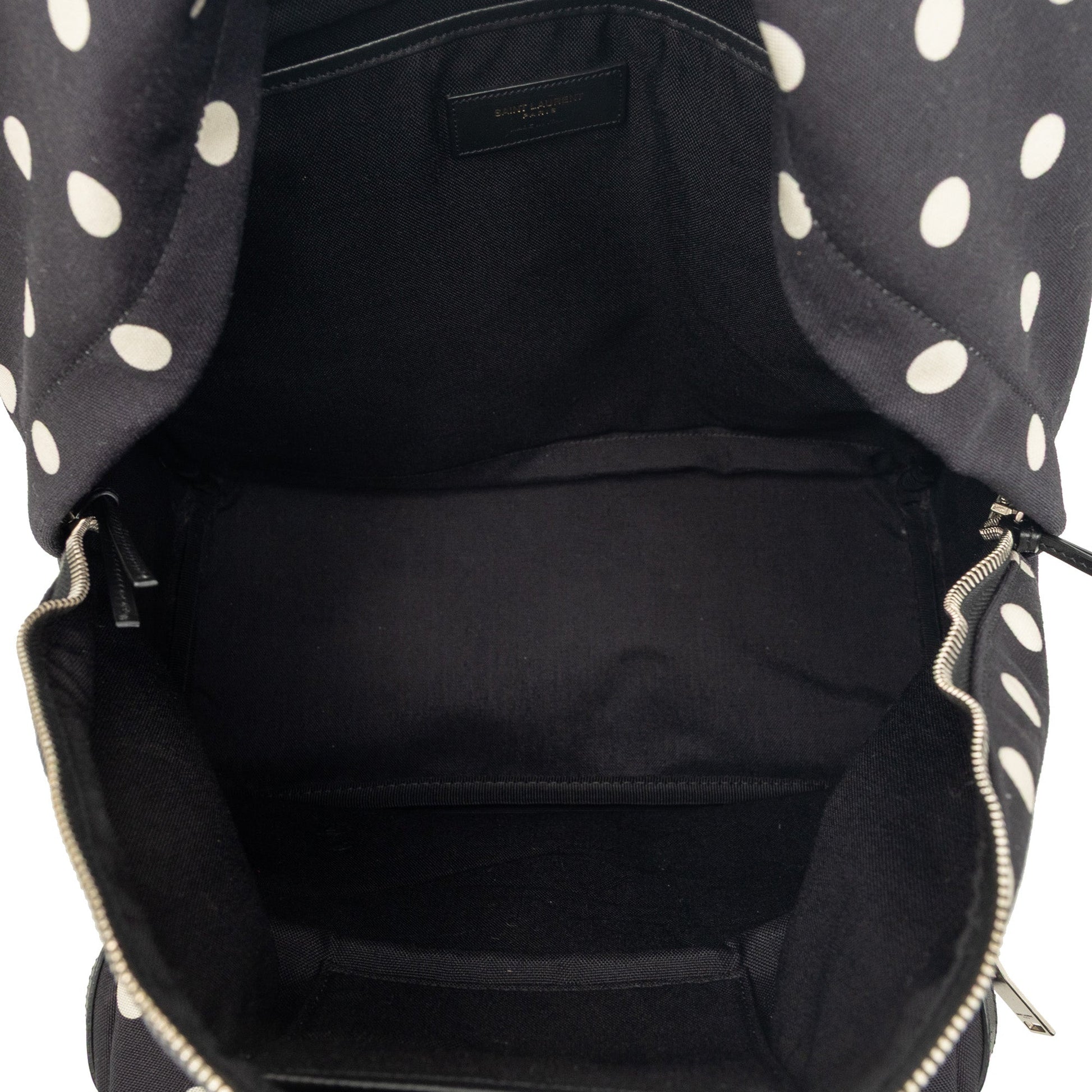 Canvas Polka Dot City Backpack