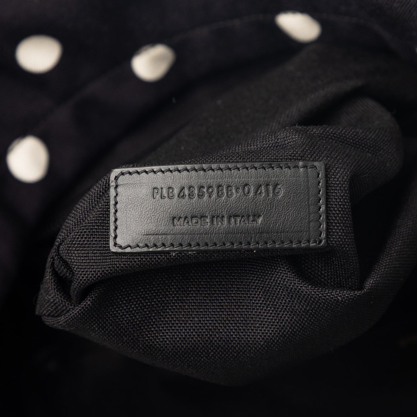 Canvas Polka Dot City Backpack