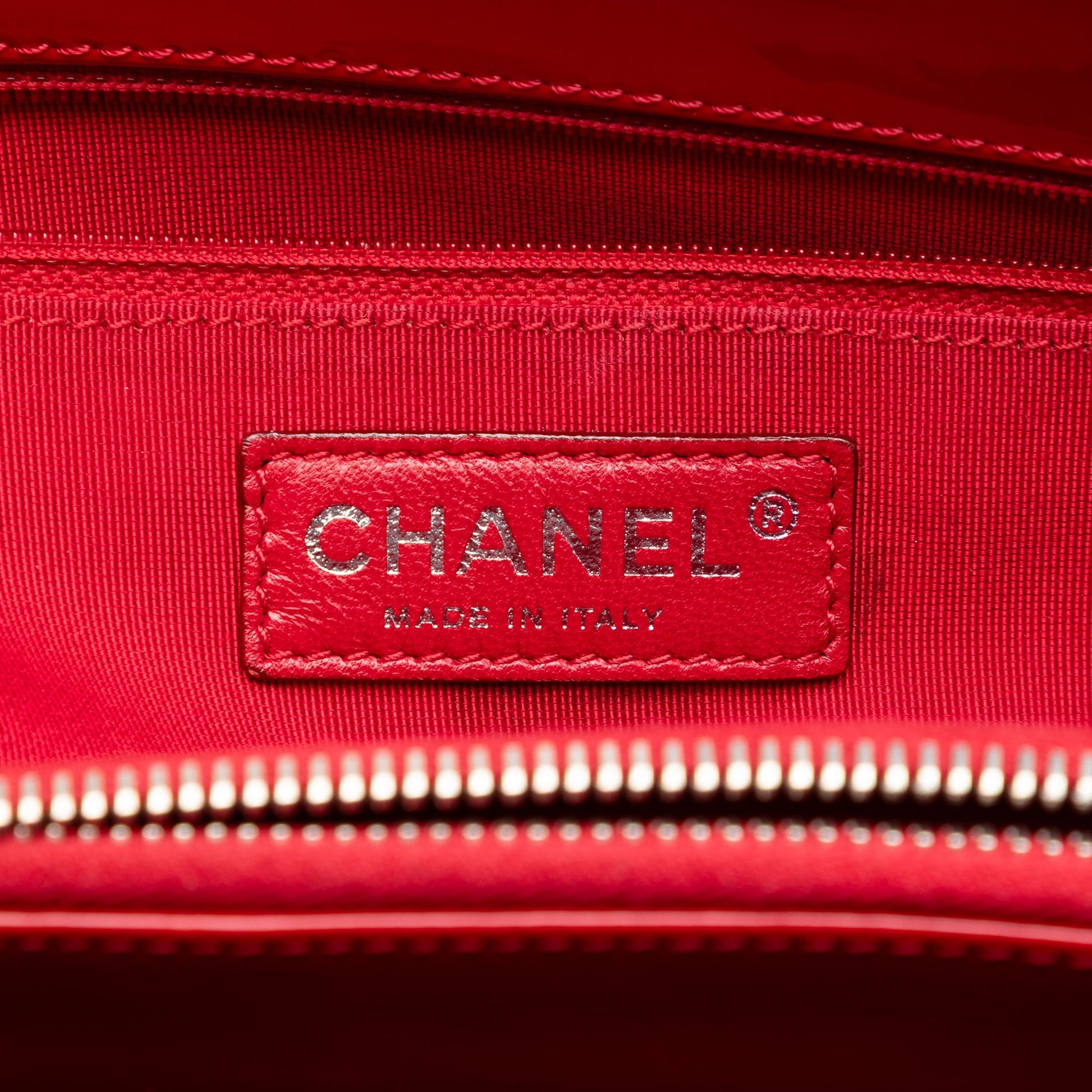 Chanel Patent Grand Shopping Tote