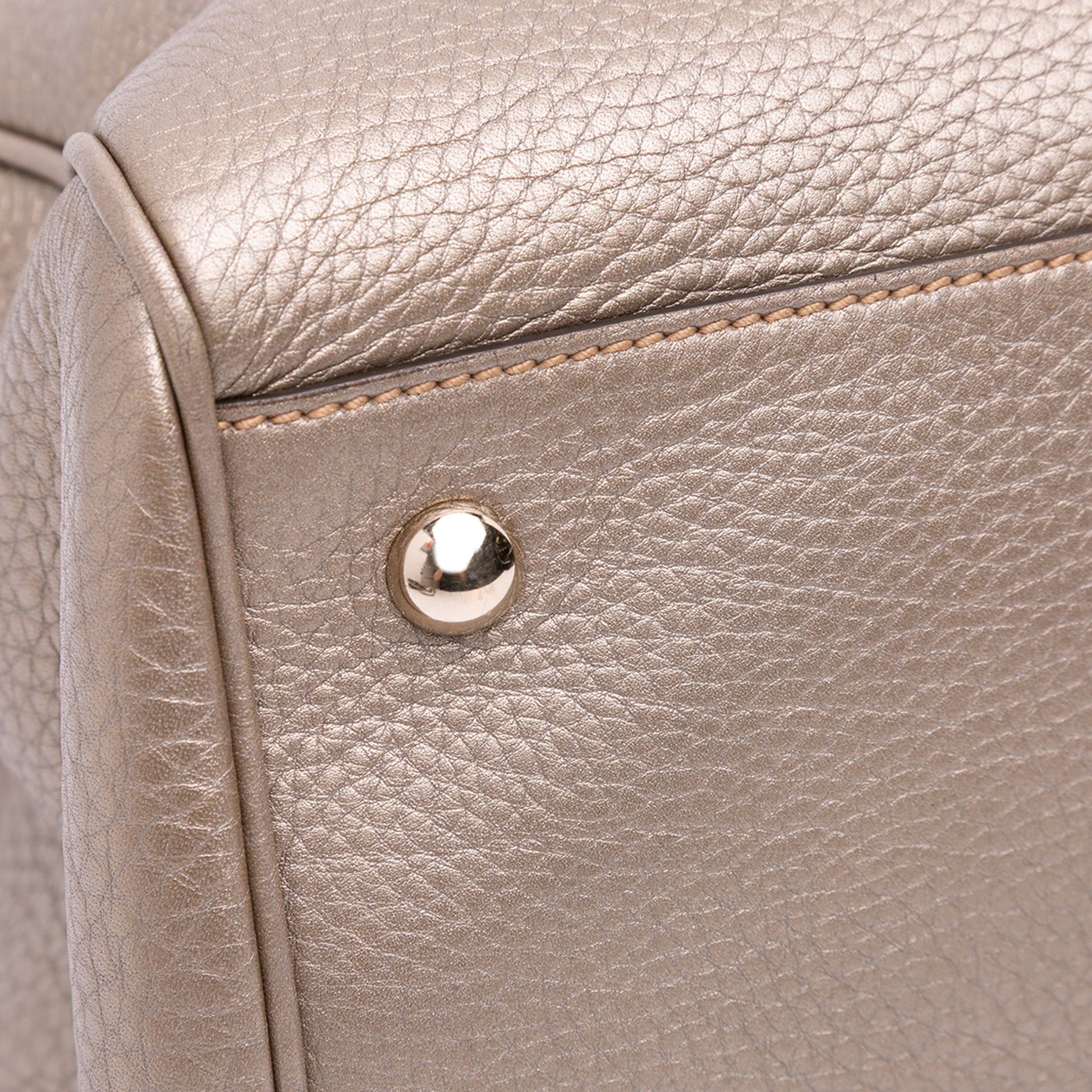 Gucci Medium Calfskin Bamboo Shopper Satchel
