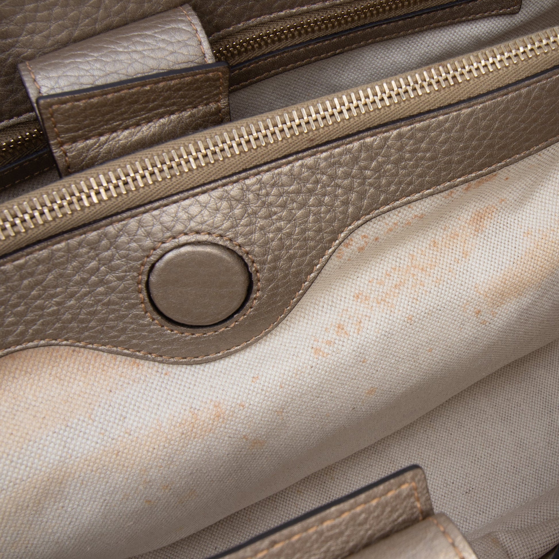 Gucci Medium Calfskin Bamboo Shopper Satchel