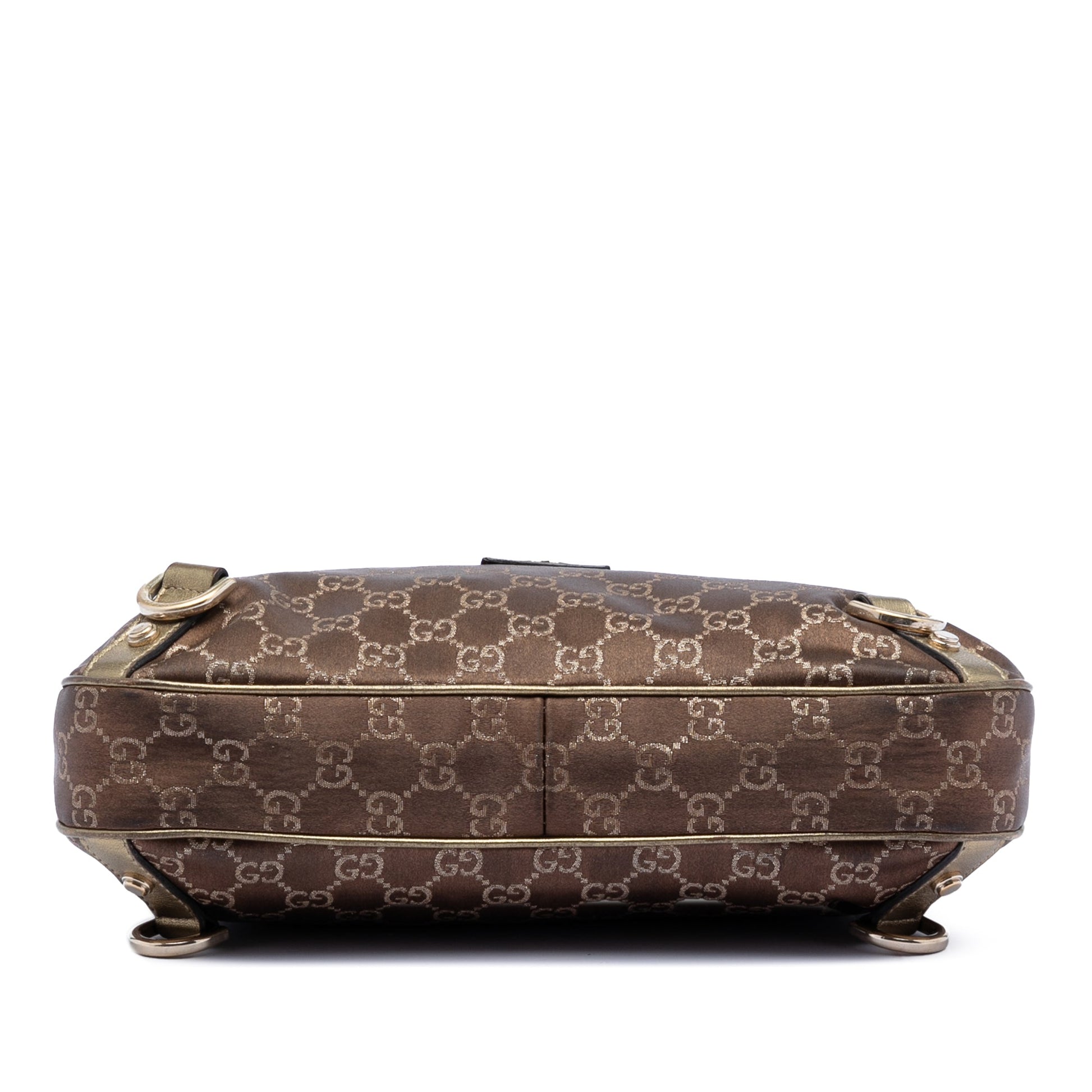 Gucci GG Satin Abbey D Ring Shoulder Bag