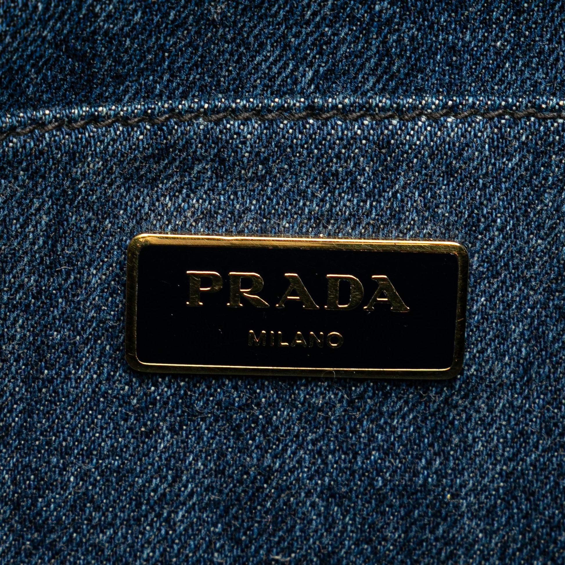 Denim Canapa Logo Satchel