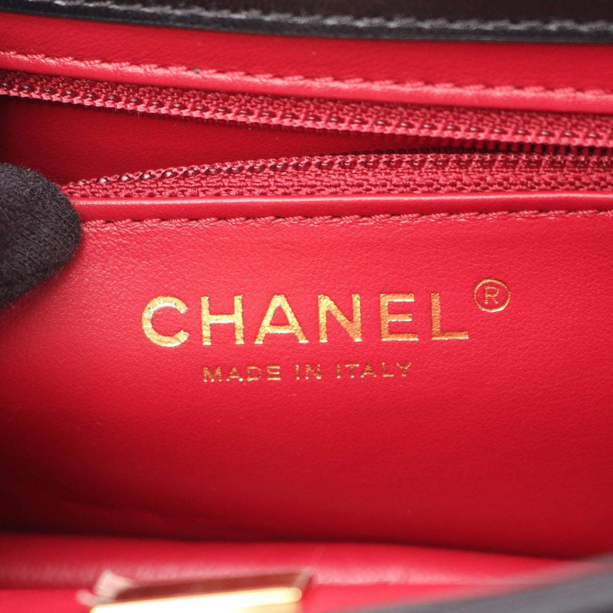 Chanel Mini Quilted Lambskin Crystal Geometric CC Frame Flap