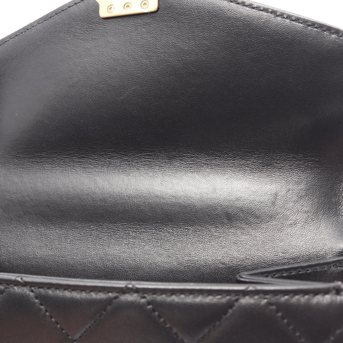 Chanel Mini Quilted Lambskin Crystal Geometric CC Frame Flap