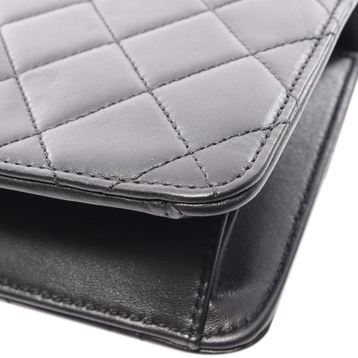 Chanel Mini Quilted Lambskin Crystal Geometric CC Frame Flap