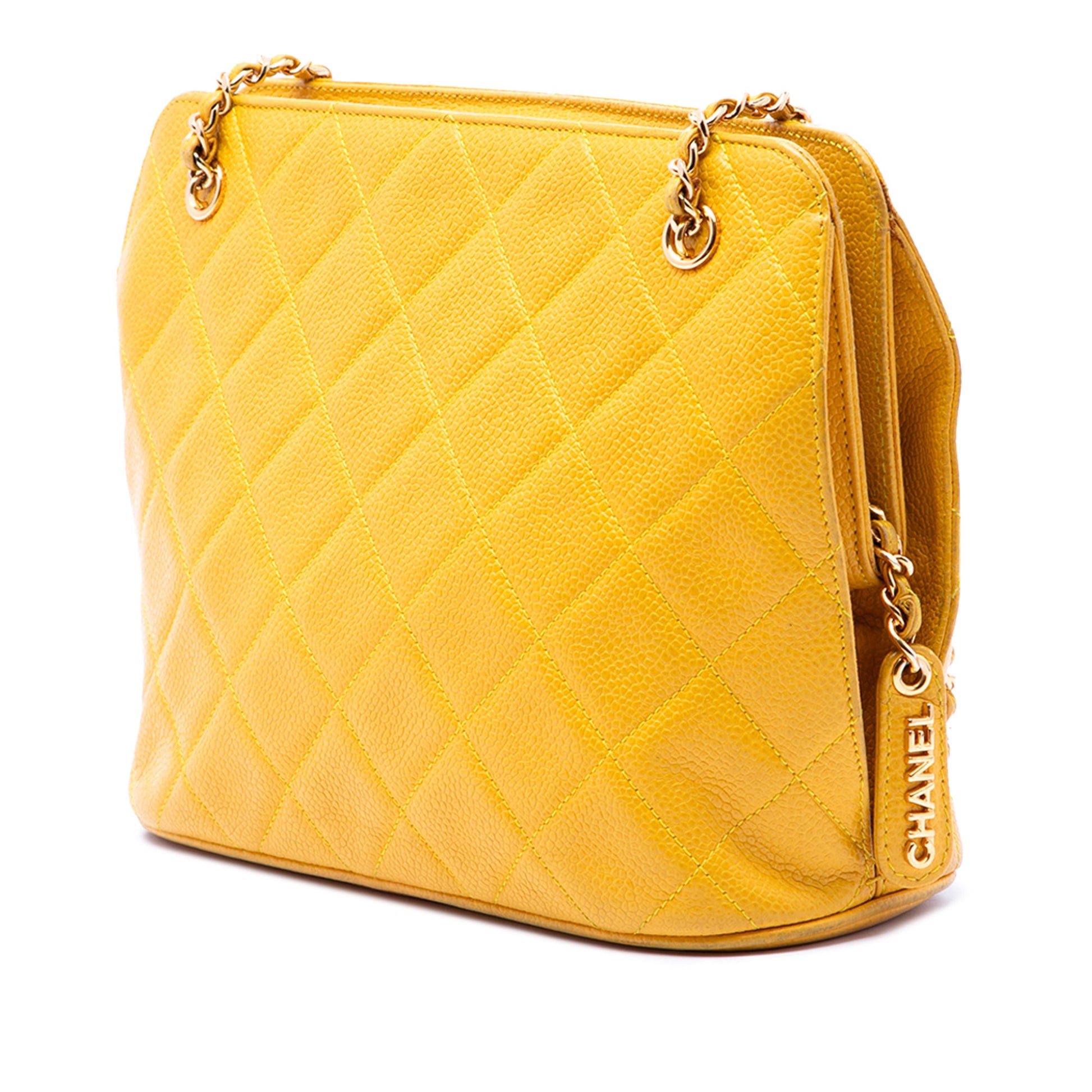 Chanel Quilted Caviar Chain Shoulder Bag