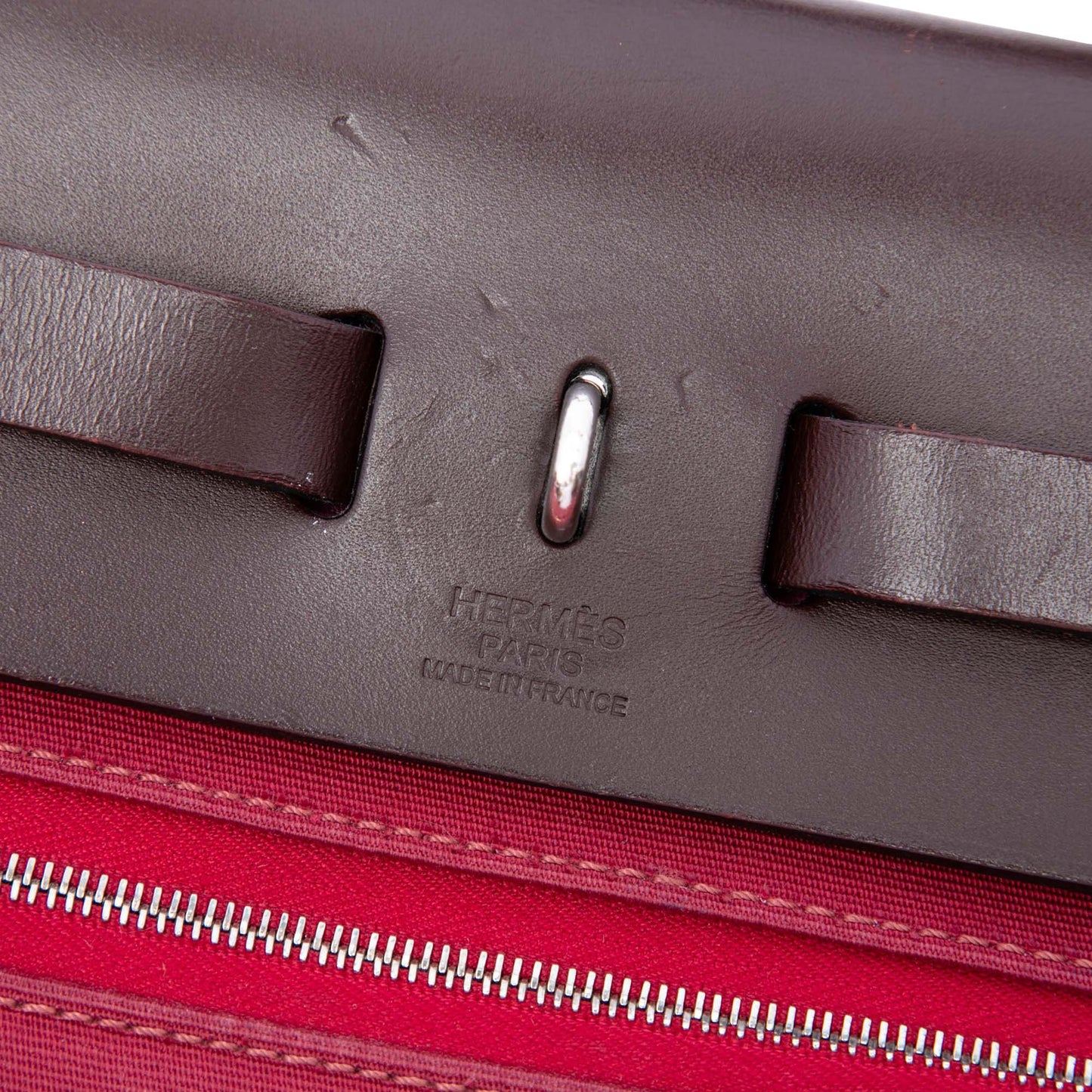 Hermès Toile Verso Herbag Zip 31