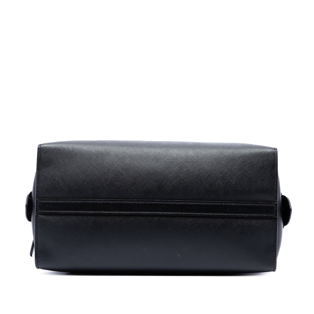 Prada Saffiano and City Calf Esplanade Satchel — Black