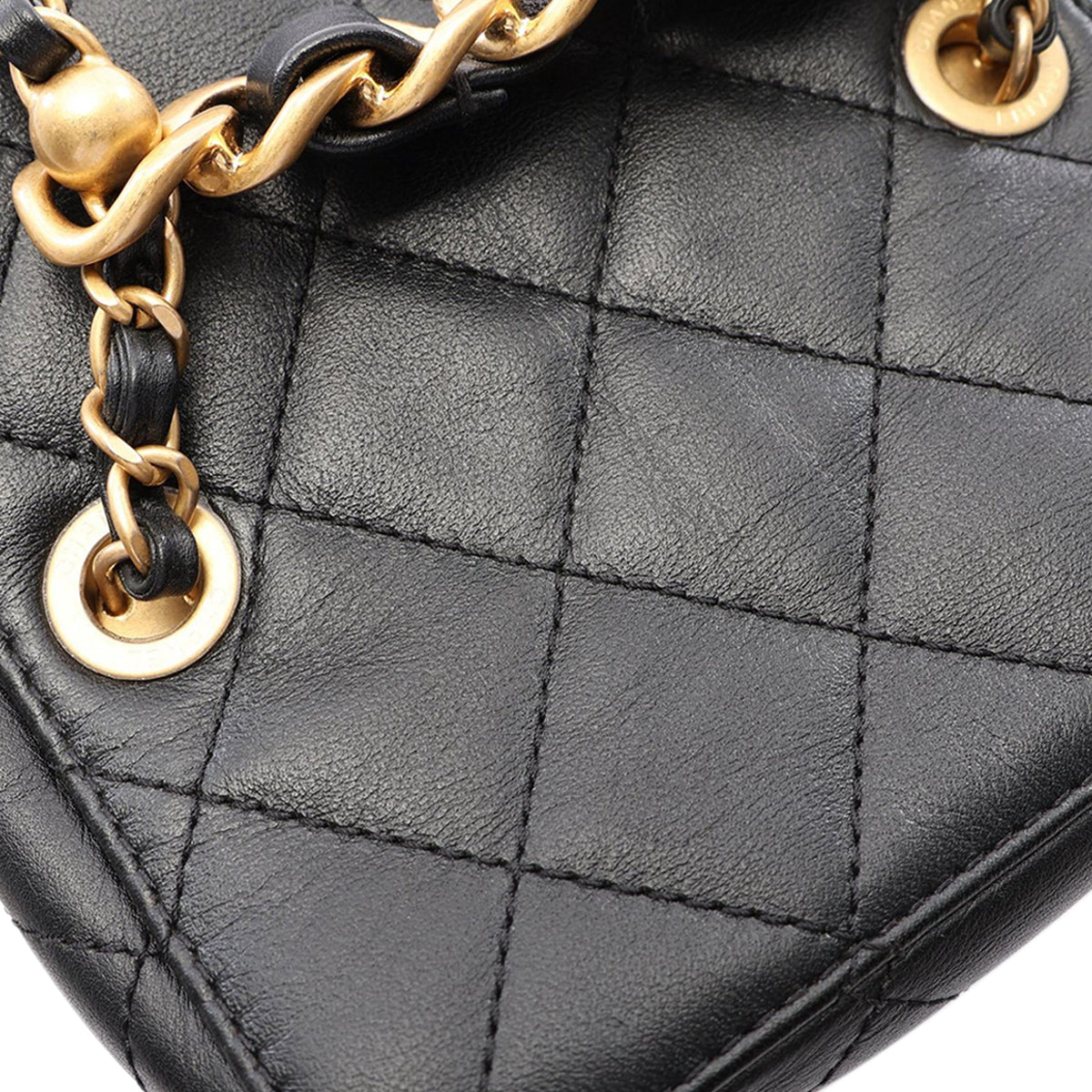 Chanel CC Quilted Calfskin Vanity Case with Chain