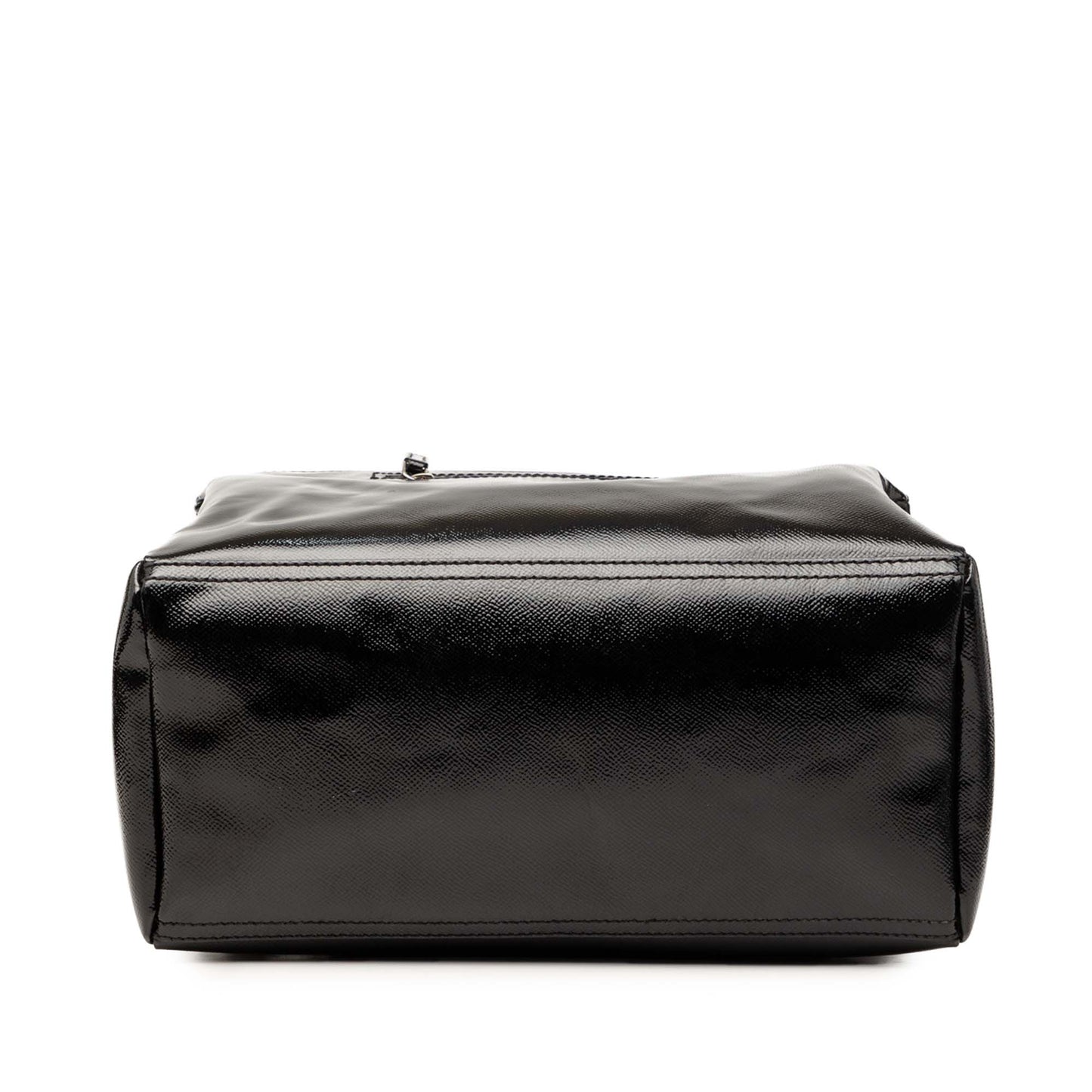 Givenchy Medium Textured Patent Pandora Satchel