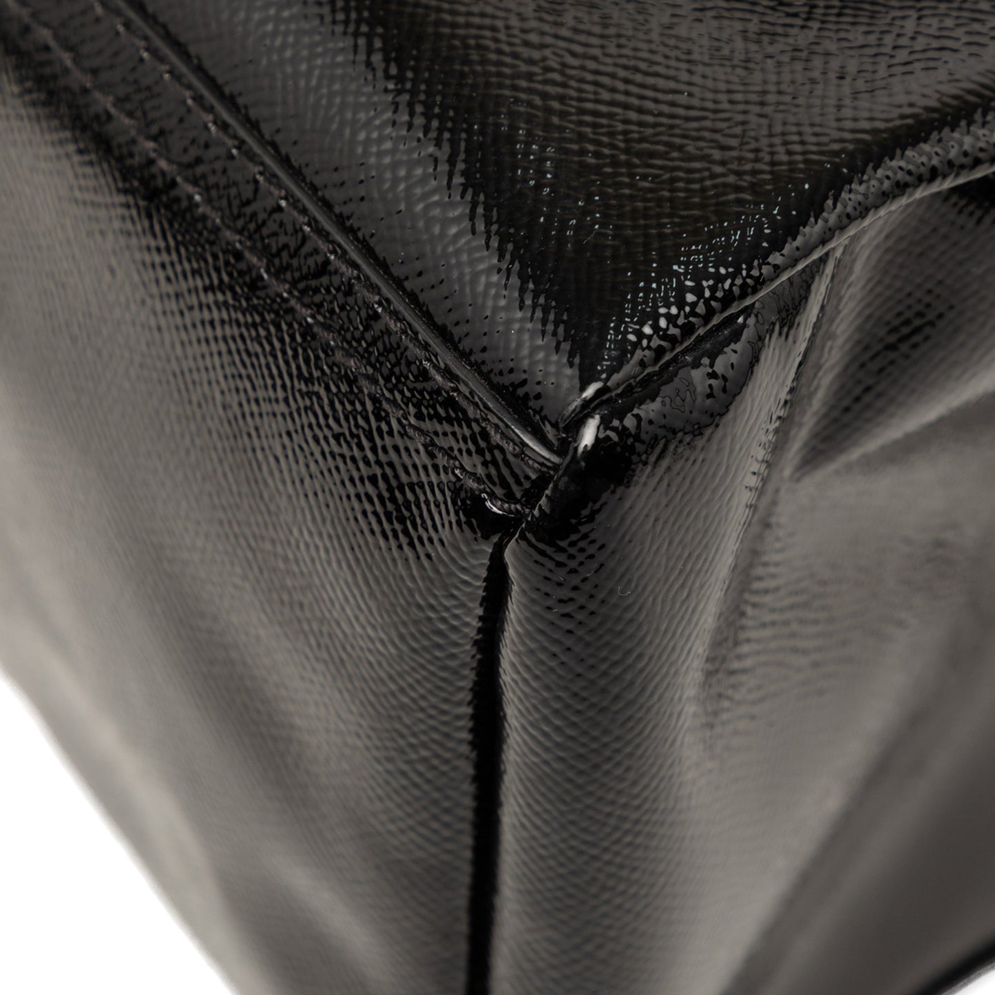 Givenchy Medium Textured Patent Pandora Satchel