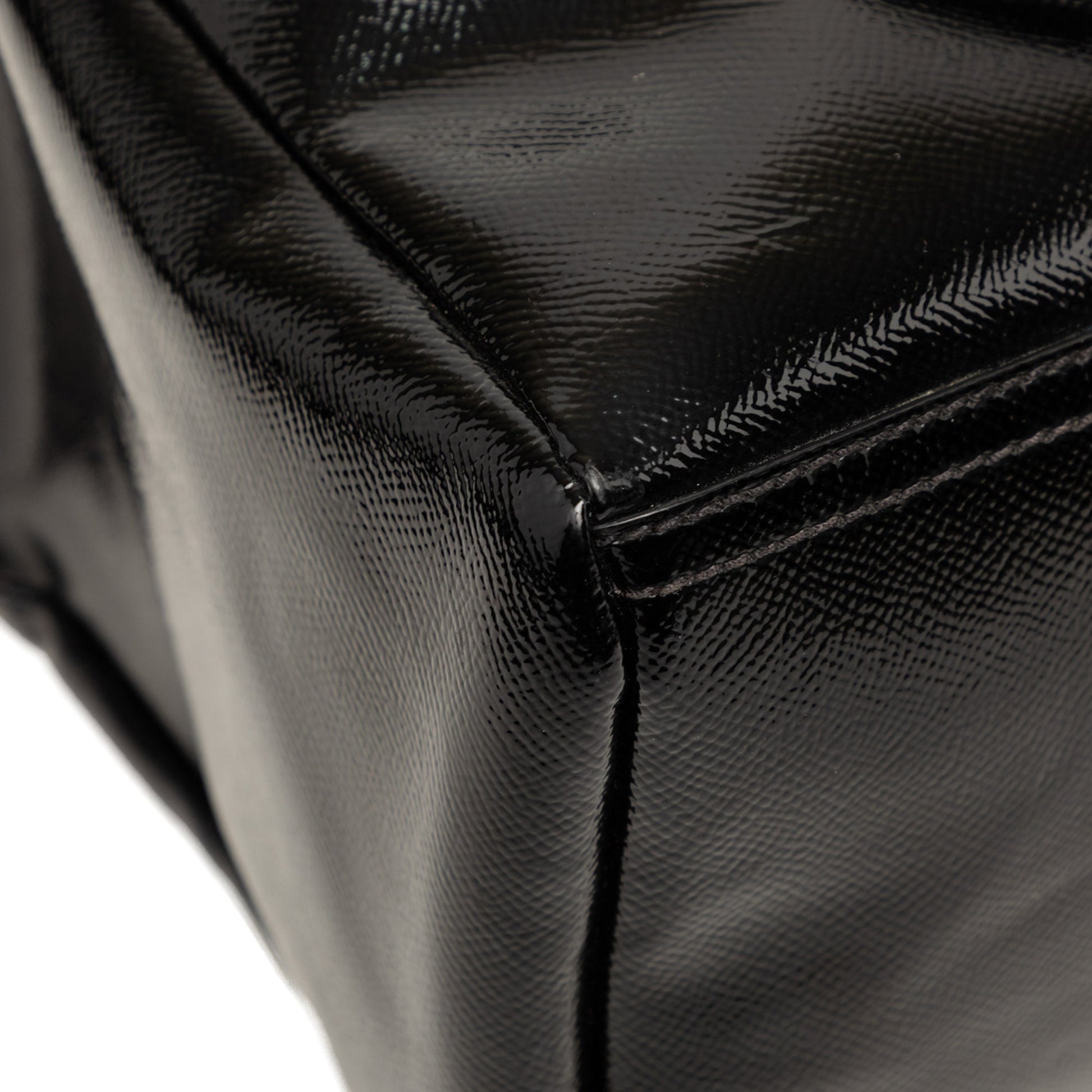 Givenchy Medium Textured Patent Pandora Satchel